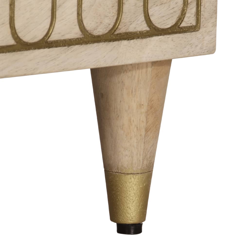 Tv-meubel 70x33x46 cm massief mangohout is nu te koop bij PeponiXL, paradijselijk wonen!