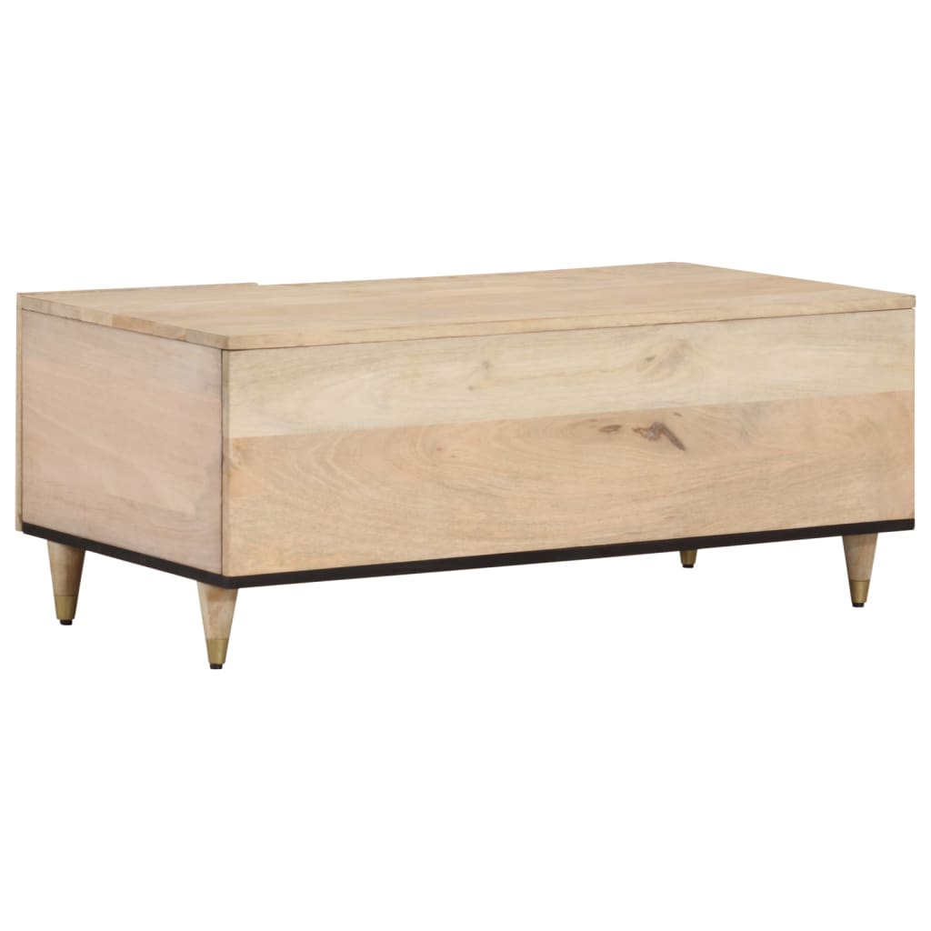 Salontafel 100x54x40 cm massief mangohout is nu te koop bij PeponiXL, paradijselijk wonen!