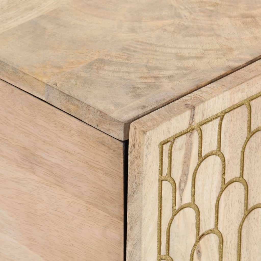 Salontafel 100x54x40 cm massief mangohout is nu te koop bij PeponiXL, paradijselijk wonen!