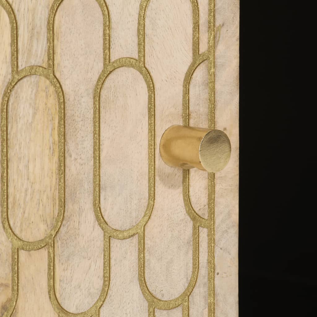 Salontafel 100x54x40 cm massief mangohout is nu te koop bij PeponiXL, paradijselijk wonen!