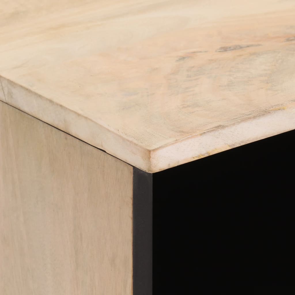 Tv-meubel 80x33x46 cm massief mangohout is nu te koop bij PeponiXL, paradijselijk wonen!