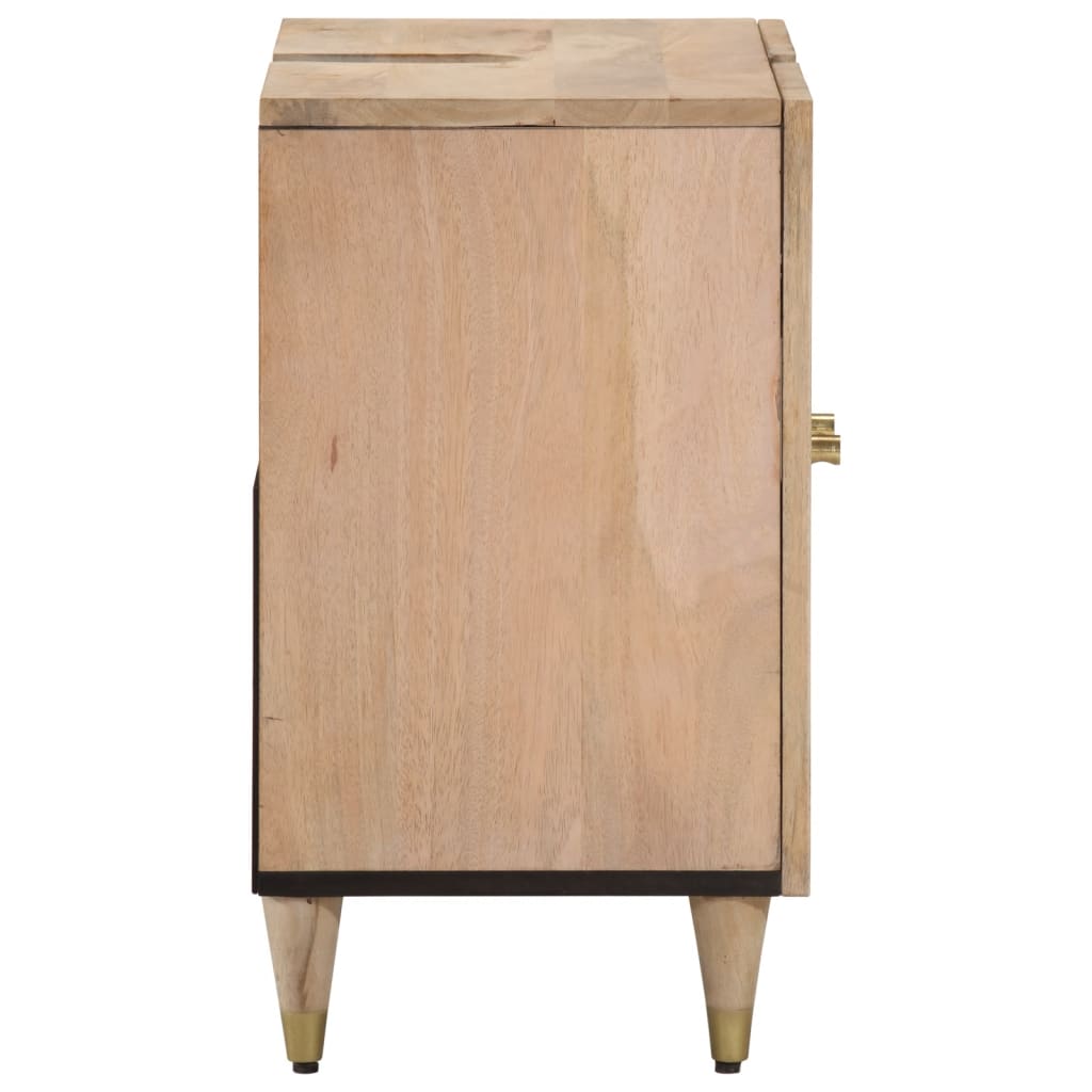Wastafelkast 62x33x58 cm massief mangohout is nu te koop bij PeponiXL, paradijselijk wonen!