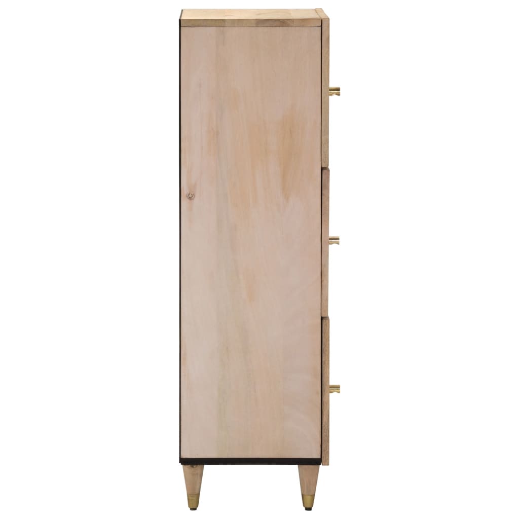 Hoge kast 40x33x110 cm massief mangohout is nu te koop bij PeponiXL, paradijselijk wonen!