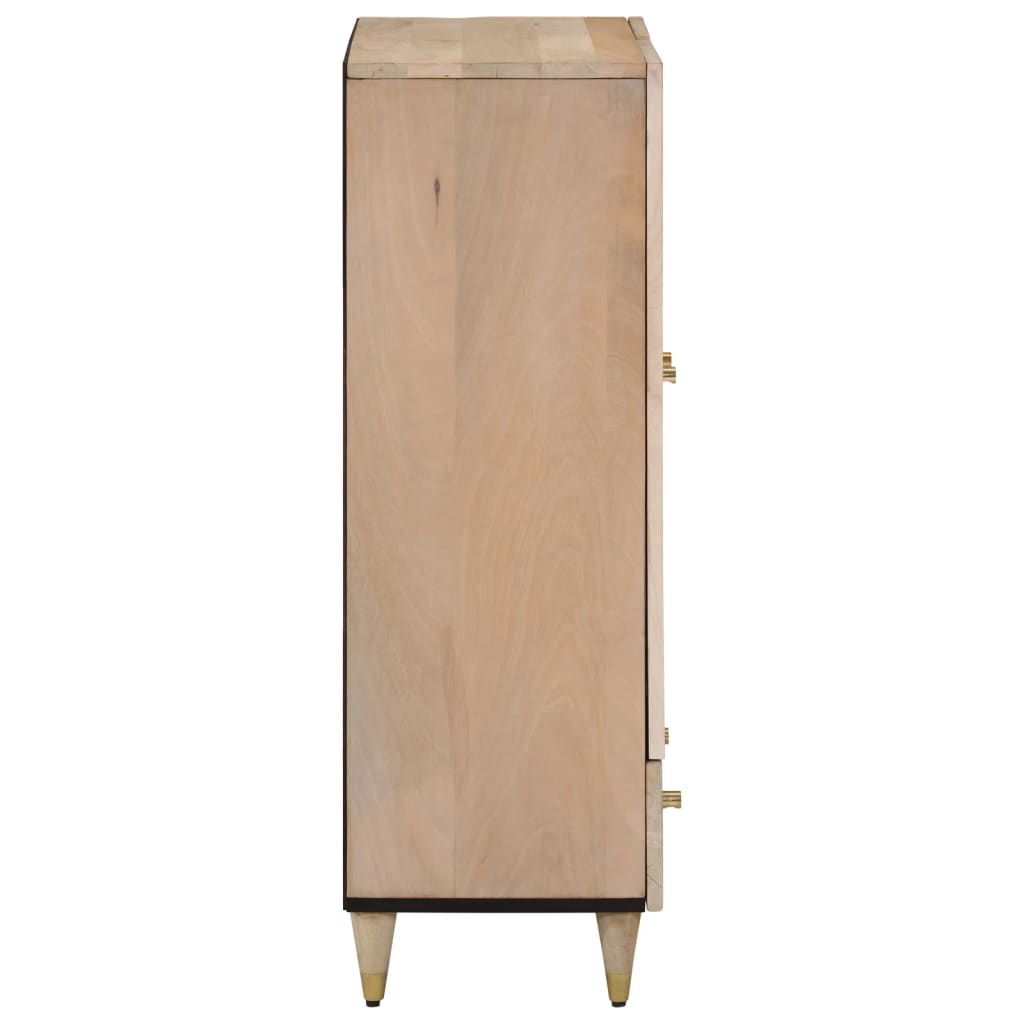Hoge kast 60x33x100 cm massief mangohout is nu te koop bij PeponiXL, paradijselijk wonen!