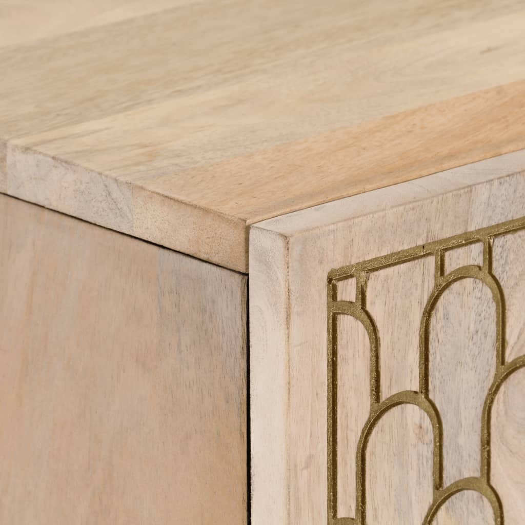Hoge kast 60x33x100 cm massief mangohout is nu te koop bij PeponiXL, paradijselijk wonen!