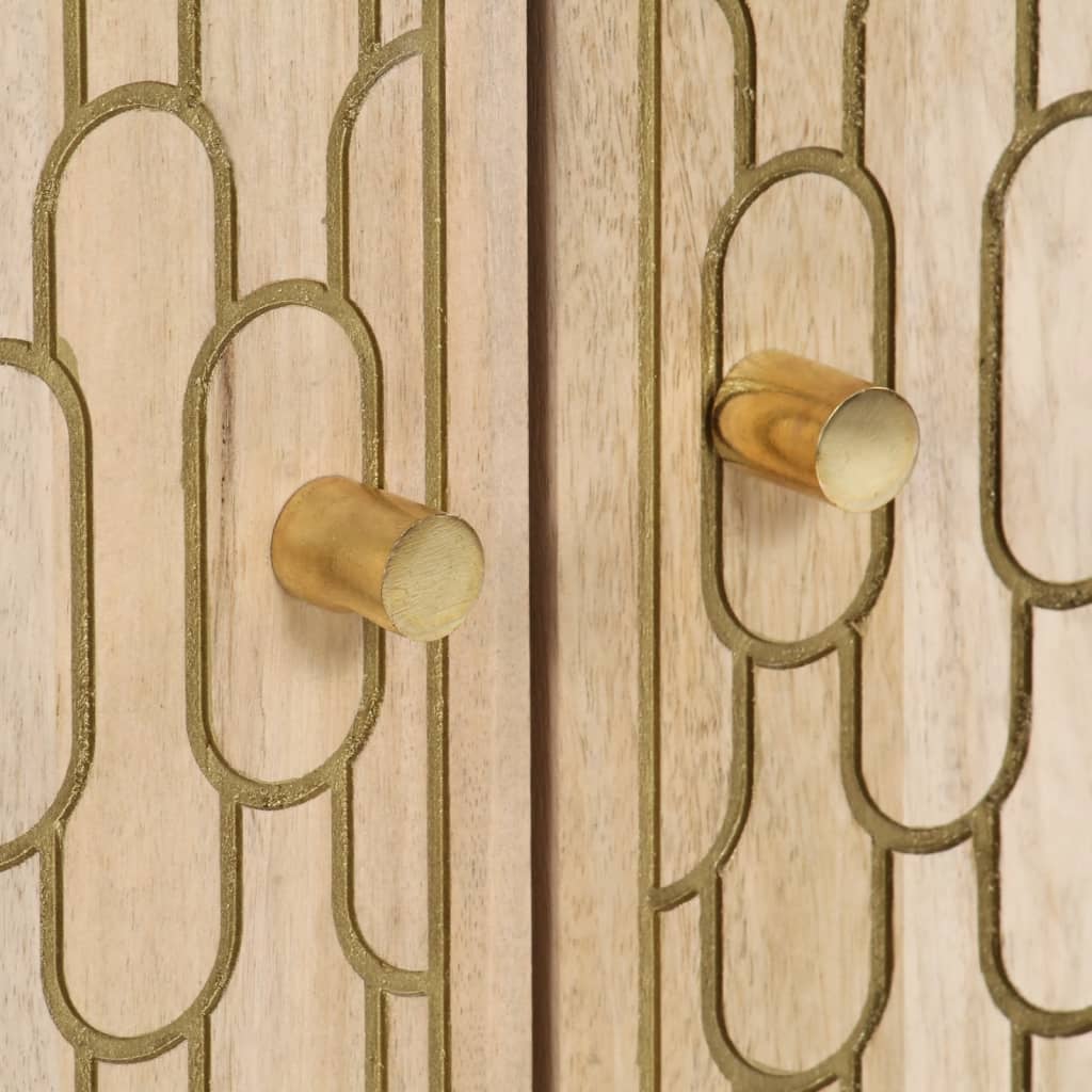 Hoge kast 60x33x100 cm massief mangohout is nu te koop bij PeponiXL, paradijselijk wonen!