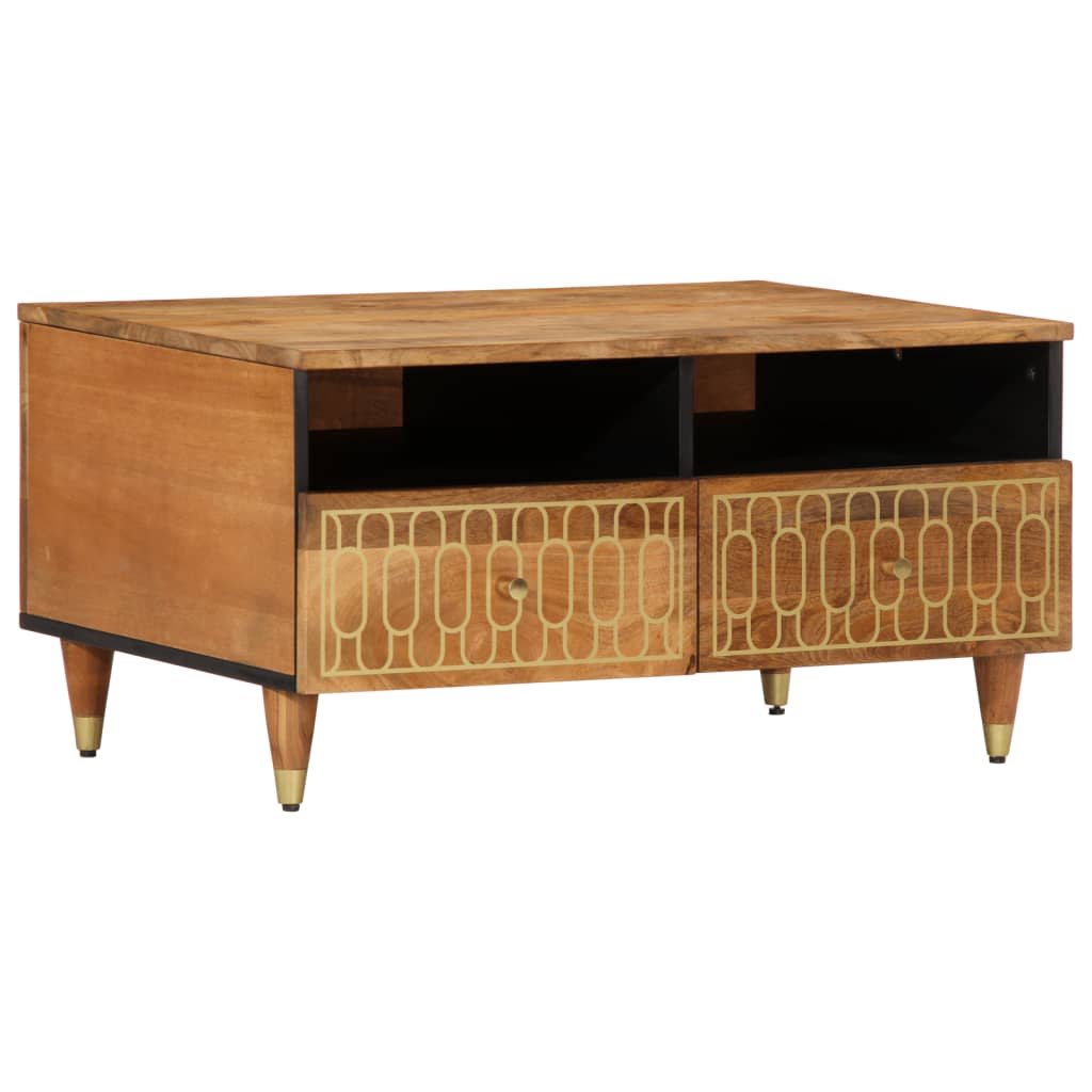 Salontafel 80x54x40 cm massief mangohout is nu te koop bij PeponiXL, paradijselijk wonen!