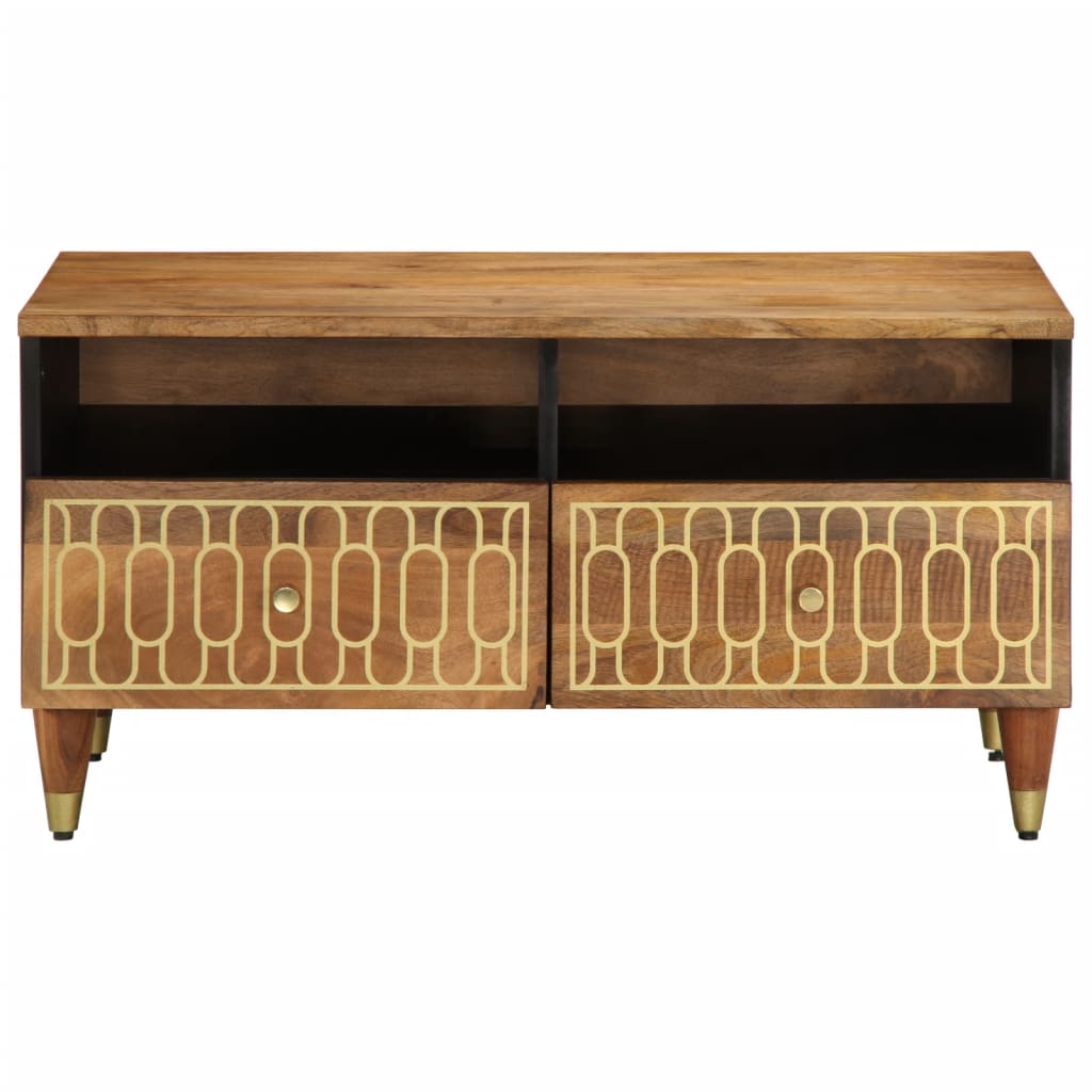 Salontafel 80x54x40 cm massief mangohout is nu te koop bij PeponiXL, paradijselijk wonen!