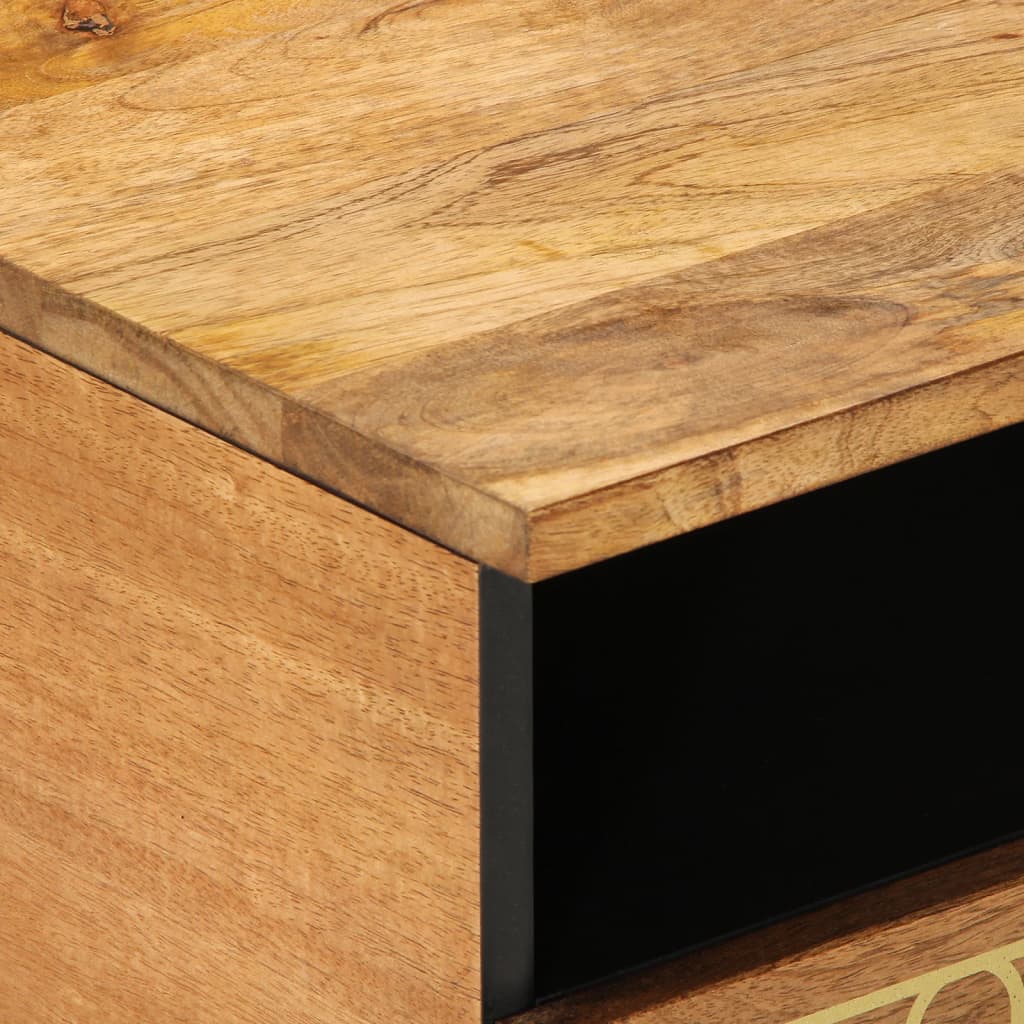 Salontafel 80x54x40 cm massief mangohout is nu te koop bij PeponiXL, paradijselijk wonen!
