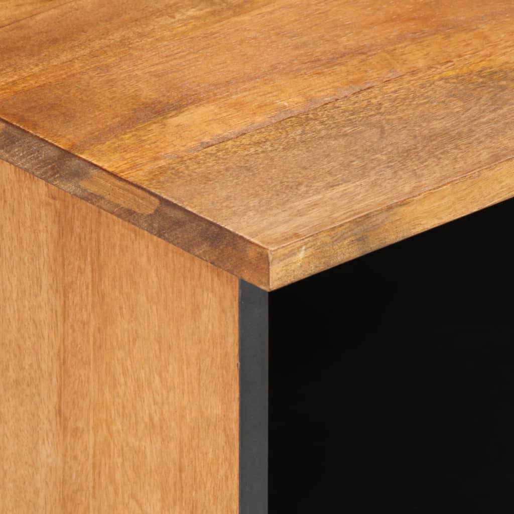 Tv-meubel 80x33x46 cm massief mangohout is nu te koop bij PeponiXL, paradijselijk wonen!