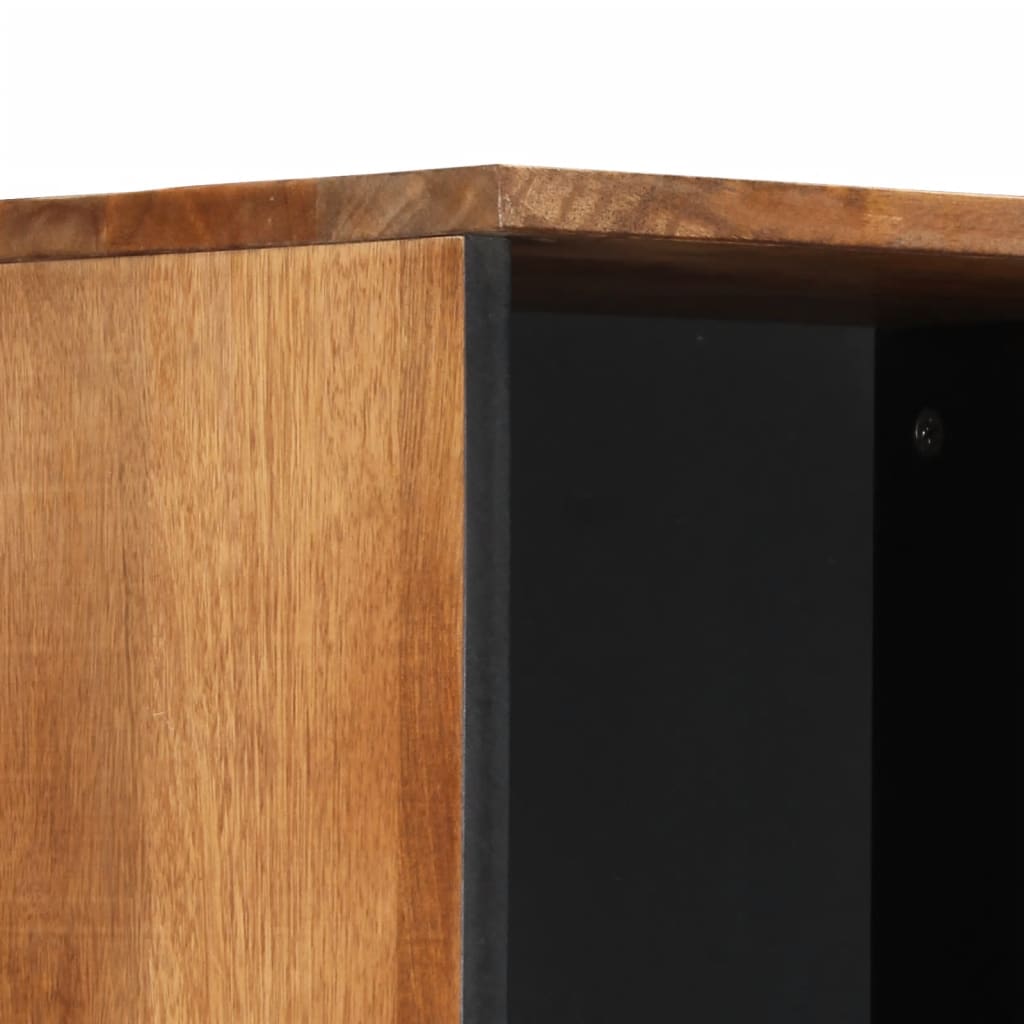 Badkamerkast 38x33x160 cm massief mangohout is nu te koop bij PeponiXL, paradijselijk wonen!