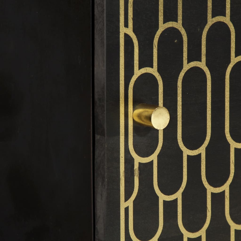 Nachtkastje 40x33x46 cm massief mangohout is nu te koop bij PeponiXL, paradijselijk wonen!