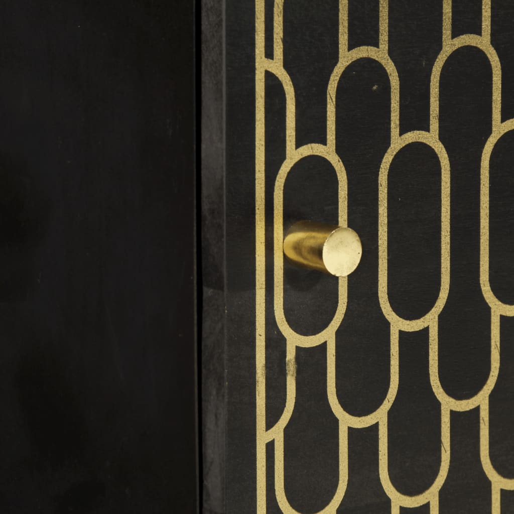 Nachtkastjes 2 st 40x33x46 cm massief mangohout is nu te koop bij PeponiXL, paradijselijk wonen!