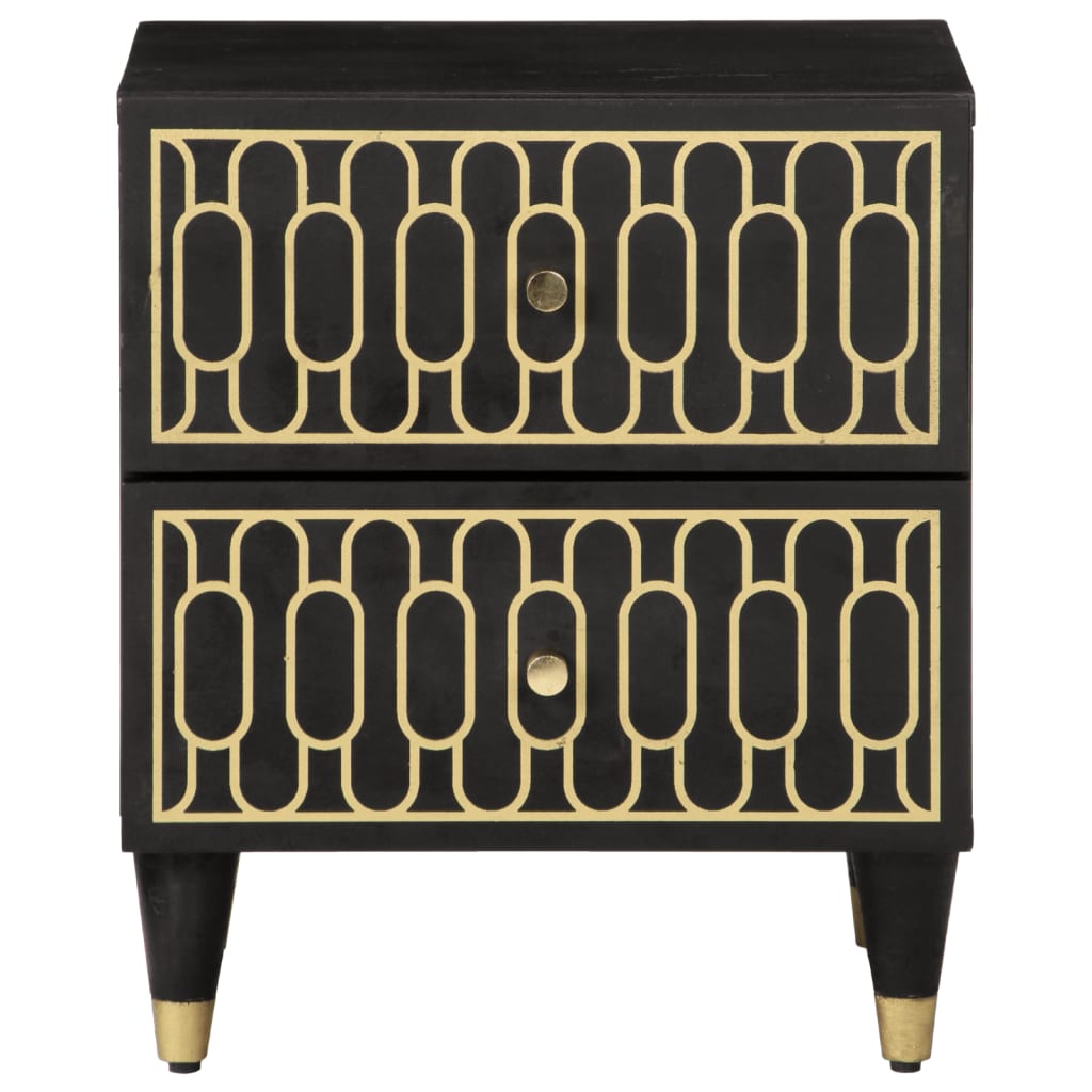 Nachtkastjes 2 st 40x33x46 cm massief mangohout is nu te koop bij PeponiXL, paradijselijk wonen!