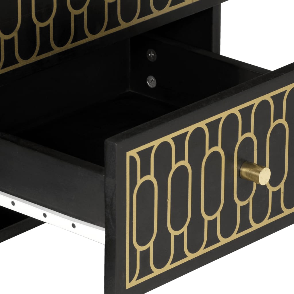 Nachtkastjes 2 st 40x33x46 cm massief mangohout is nu te koop bij PeponiXL, paradijselijk wonen!