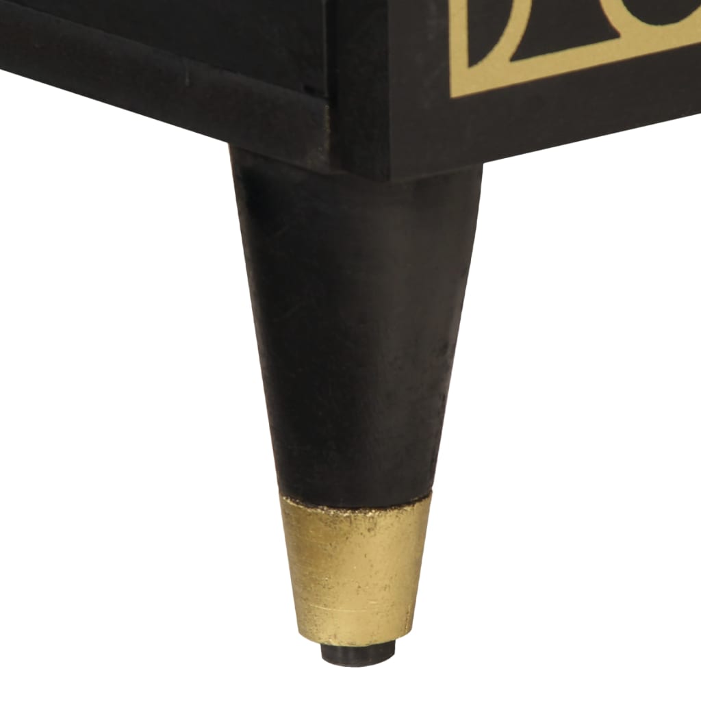 Nachtkastjes 2 st 40x33x46 cm massief mangohout is nu te koop bij PeponiXL, paradijselijk wonen!