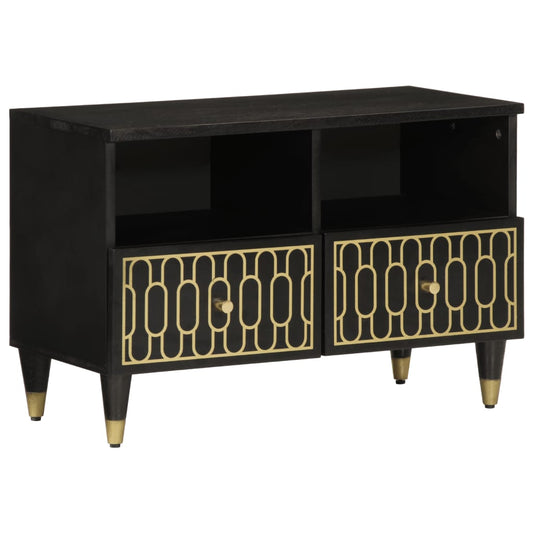 Tv-meubel 70x33x46 cm massief mangohout is nu te koop bij PeponiXL, paradijselijk wonen!