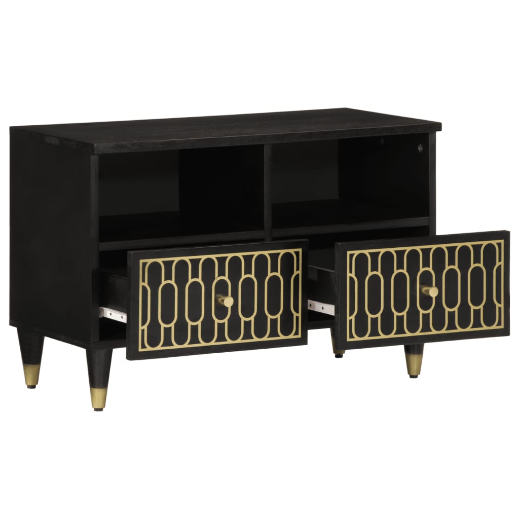 Tv-meubel 70x33x46 cm massief mangohout is nu te koop bij PeponiXL, paradijselijk wonen!