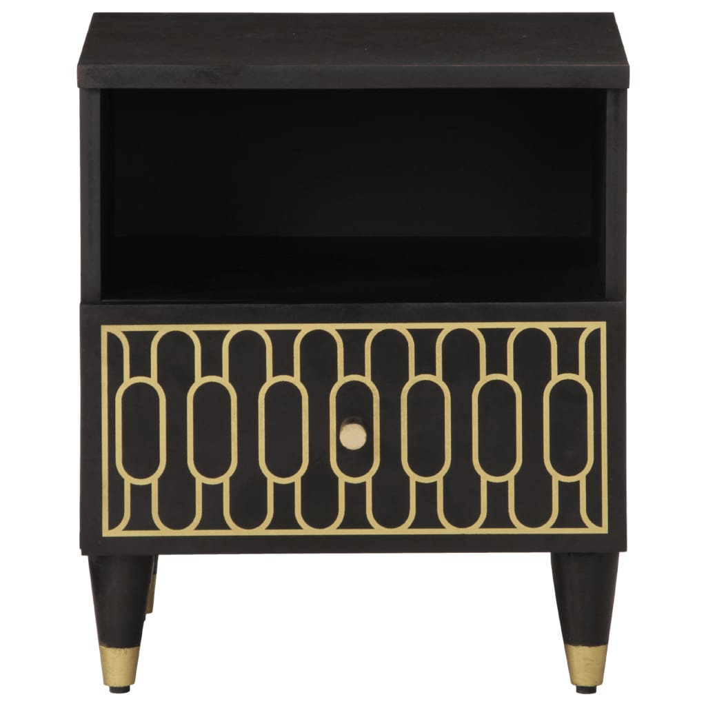 Nachtkastjes 2 st 40x33x46 cm massief mangohout is nu te koop bij PeponiXL, paradijselijk wonen!