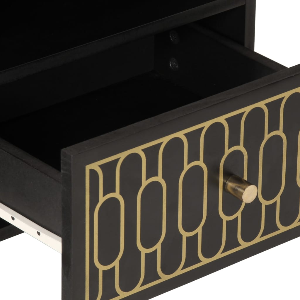 Nachtkastjes 2 st 40x33x46 cm massief mangohout is nu te koop bij PeponiXL, paradijselijk wonen!