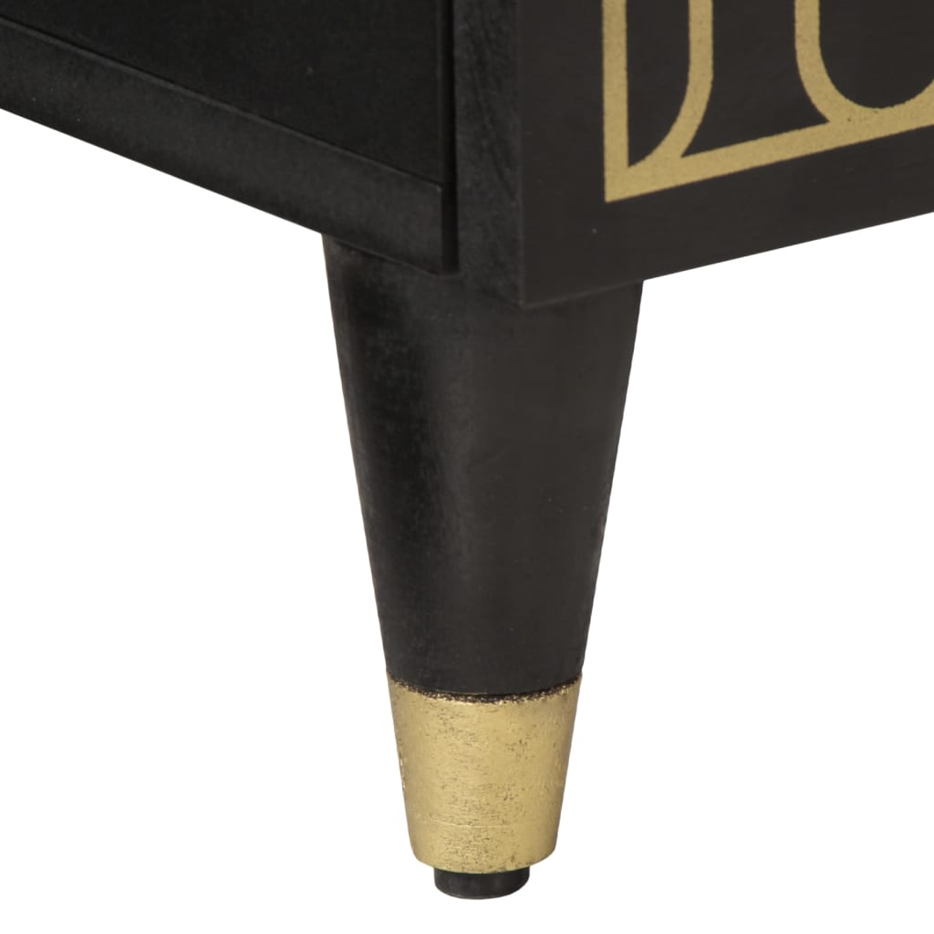 Nachtkastjes 2 st 40x33x46 cm massief mangohout is nu te koop bij PeponiXL, paradijselijk wonen!