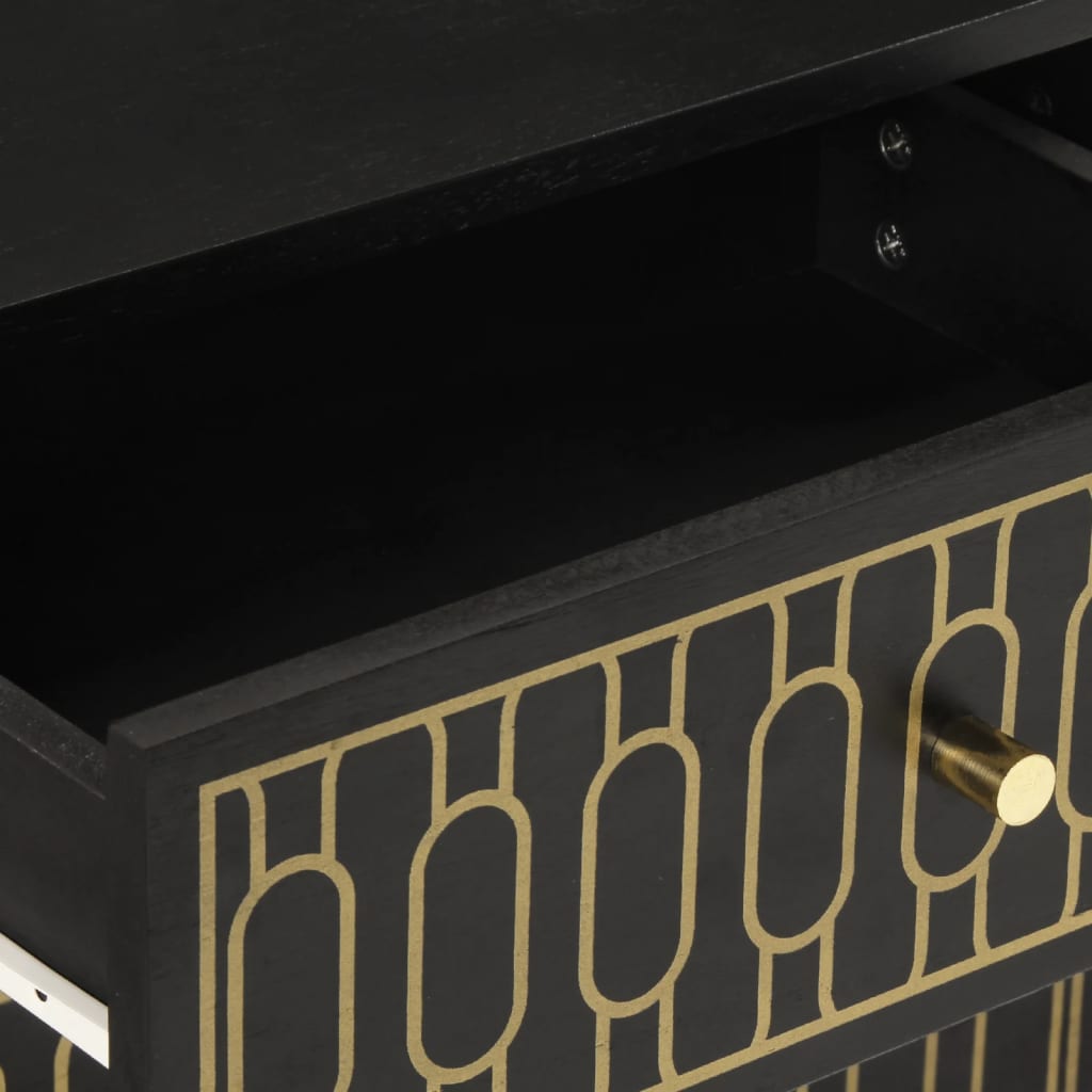 Nachtkastje 50x33x60 cm massief mangohout is nu te koop bij PeponiXL, paradijselijk wonen!