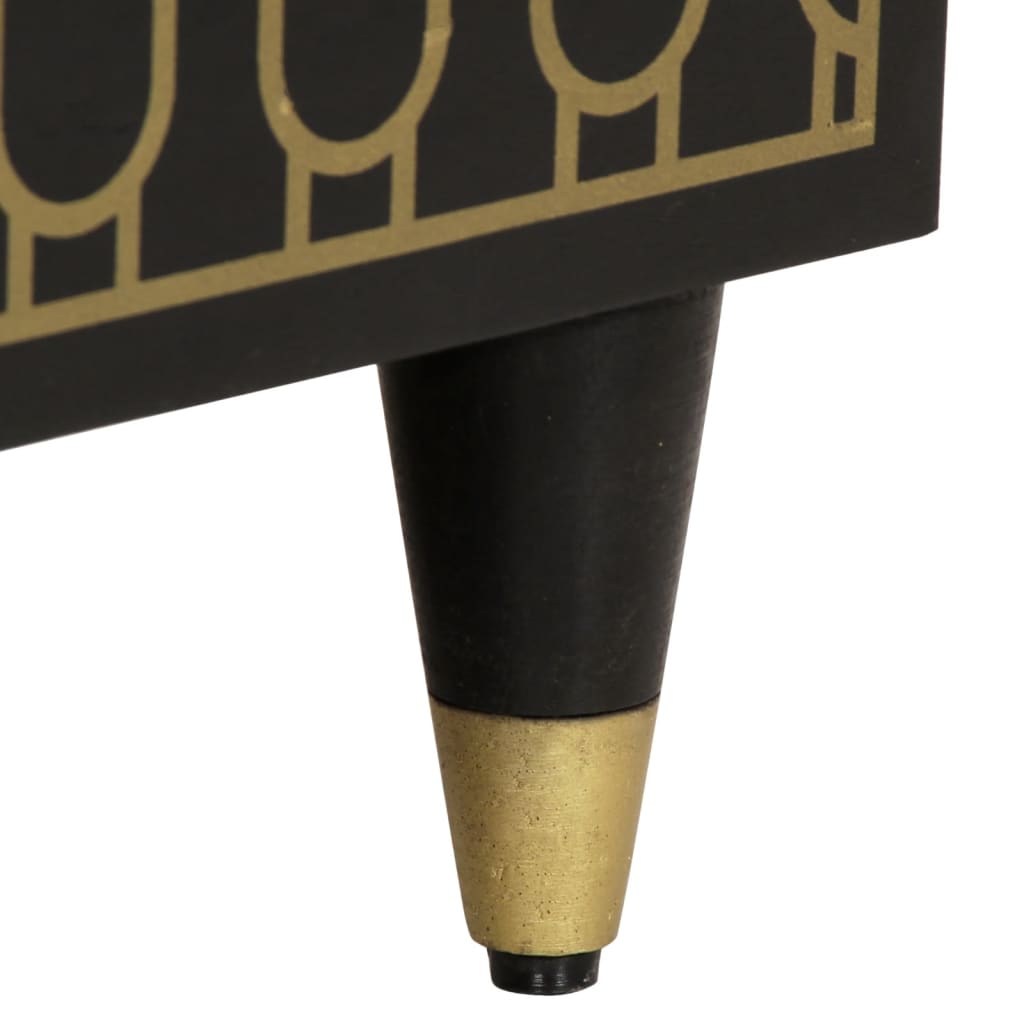 Nachtkastje 50x33x60 cm massief mangohout is nu te koop bij PeponiXL, paradijselijk wonen!