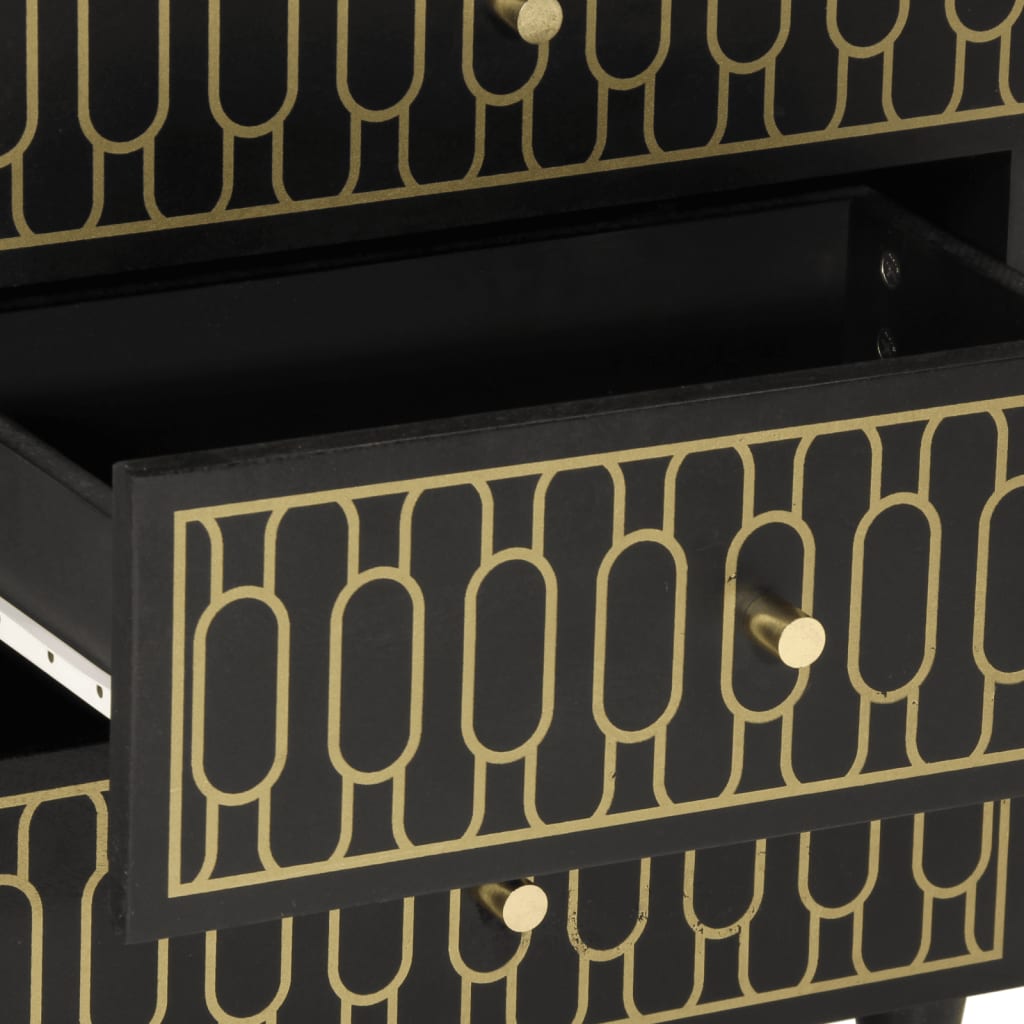 Nachtkastje 50x33x60 cm massief mangohout is nu te koop bij PeponiXL, paradijselijk wonen!