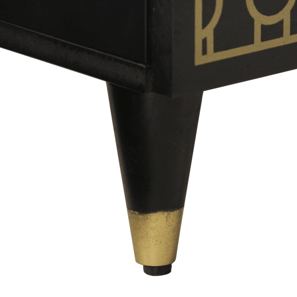 Nachtkastje 50x33x60 cm massief mangohout is nu te koop bij PeponiXL, paradijselijk wonen!