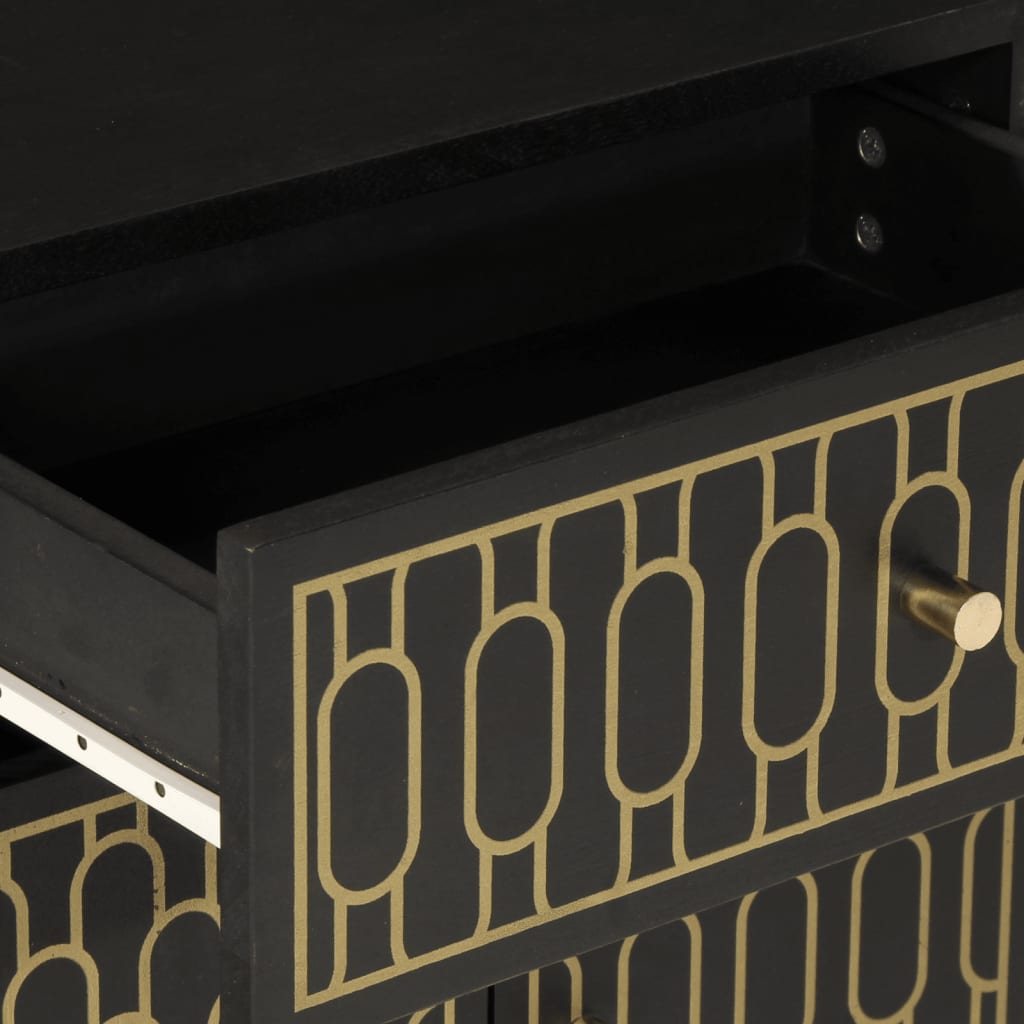 Nachtkastje 50x33x60 cm massief mangohout is nu te koop bij PeponiXL, paradijselijk wonen!