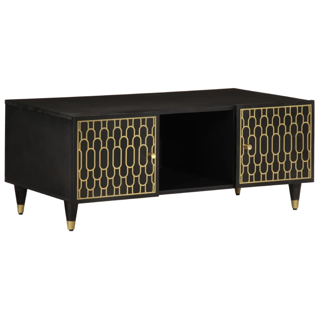Salontafel 100x54x40 cm massief mangohout is nu te koop bij PeponiXL, paradijselijk wonen!