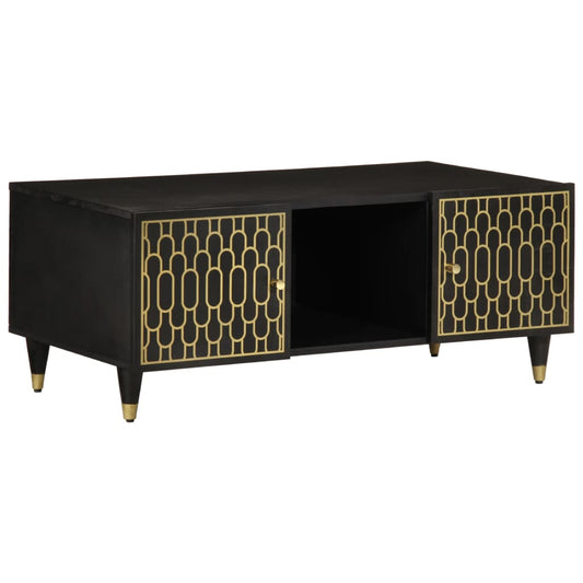 Salontafel 100x54x40 cm massief mangohout is nu te koop bij PeponiXL, paradijselijk wonen!