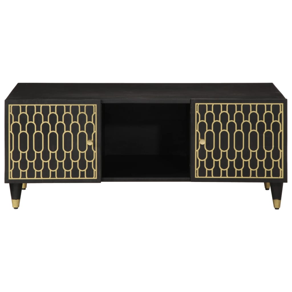 Salontafel 100x54x40 cm massief mangohout is nu te koop bij PeponiXL, paradijselijk wonen!