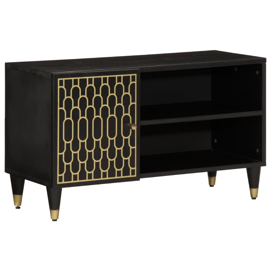 Tv-meubel 80x31,5x46 cm massief mangohout is nu te koop bij PeponiXL, paradijselijk wonen!