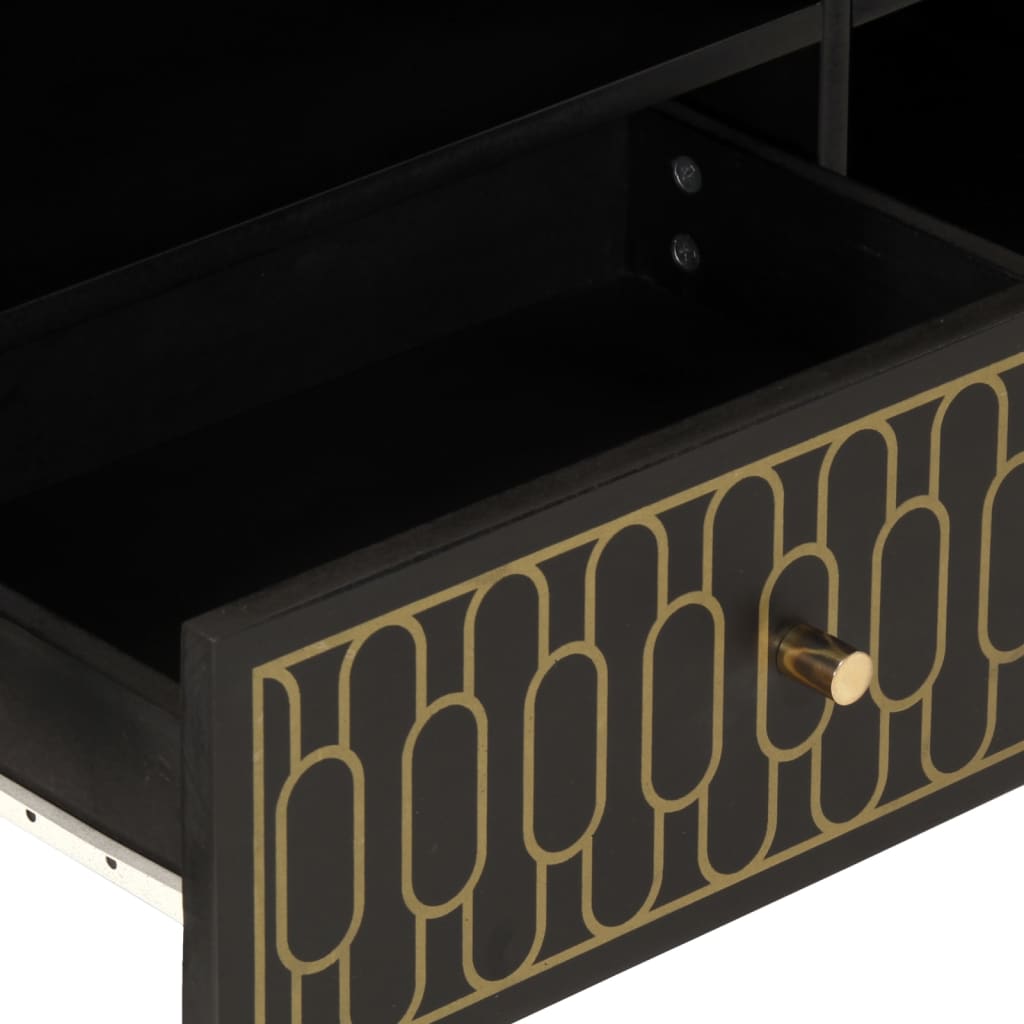 Tv-meubel 80x33x46 cm massief mangohout is nu te koop bij PeponiXL, paradijselijk wonen!