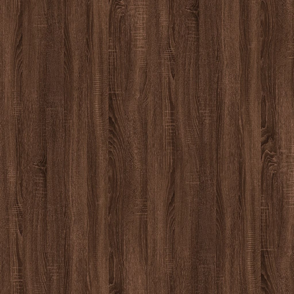 2-delige Badkamermeubelset bewerkt hout bruin eikenkleur is nu te koop bij PeponiXL, paradijselijk wonen!