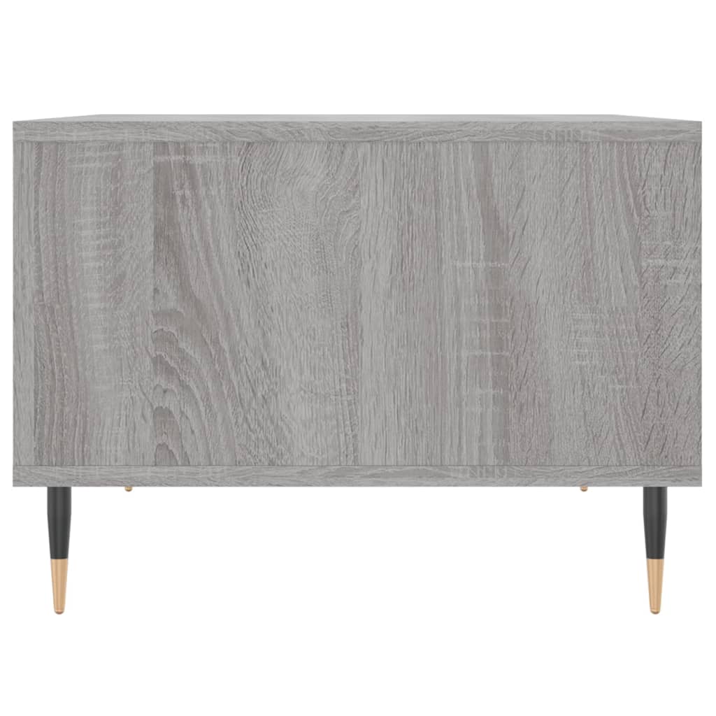 Salontafel 60x50x36,5 cm bewerkt hout grijs is nu te koop bij PeponiXL, paradijselijk wonen!
