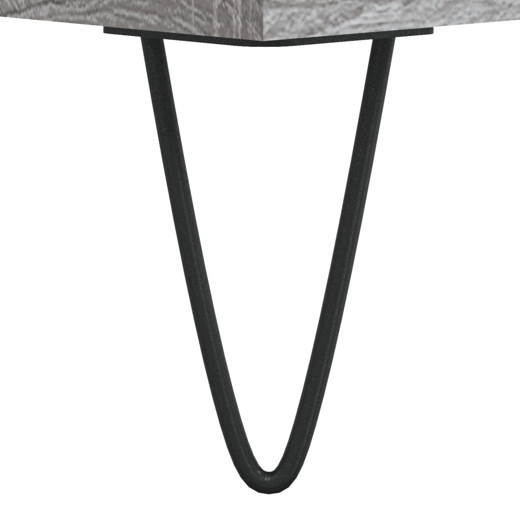 Salontafel 90x50x36,5 cm bewerkt hout grijs sonoma is nu te koop bij PeponiXL, paradijselijk wonen!