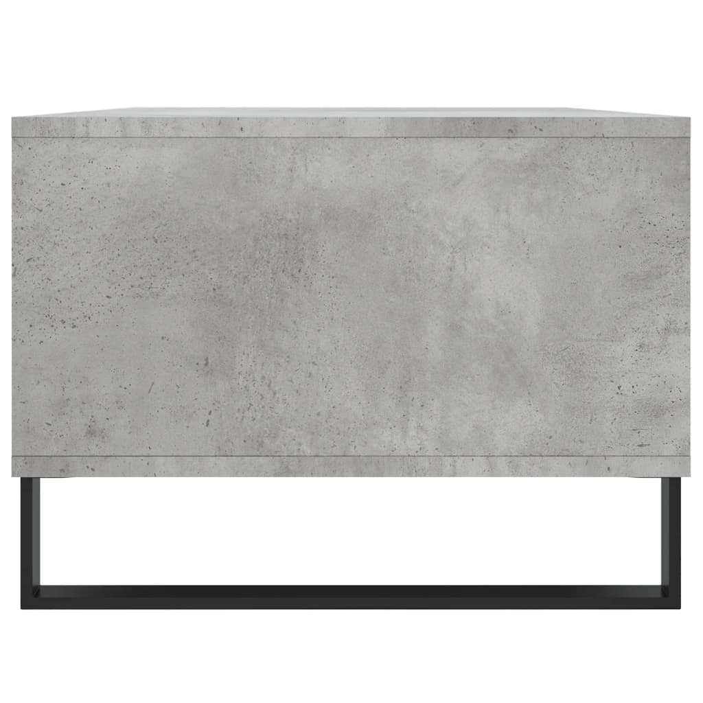 Salontafel 90x50x36,5 cm bewerkt hout betongrijs is nu te koop bij PeponiXL, paradijselijk wonen!