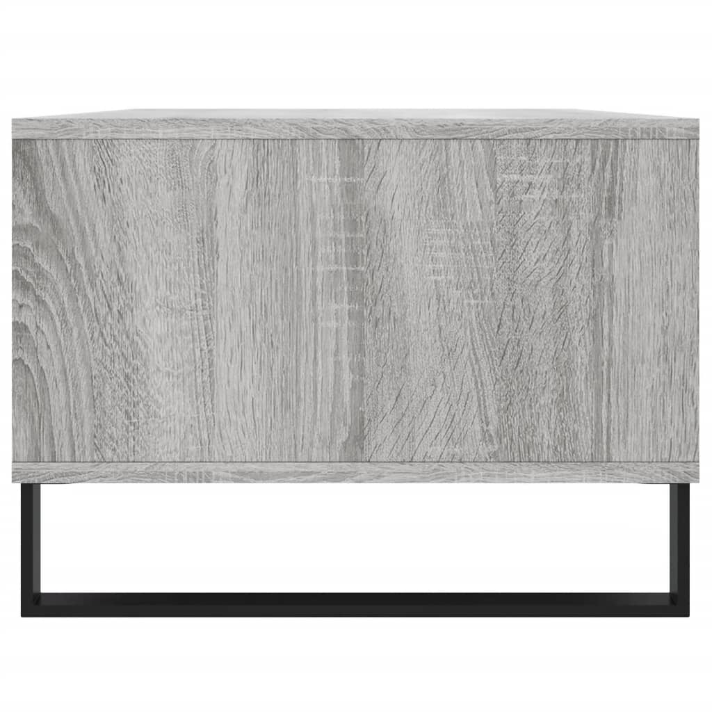 Salontafel 90x50x36,5 cm bewerkt hout grijs sonoma is nu te koop bij PeponiXL, paradijselijk wonen!