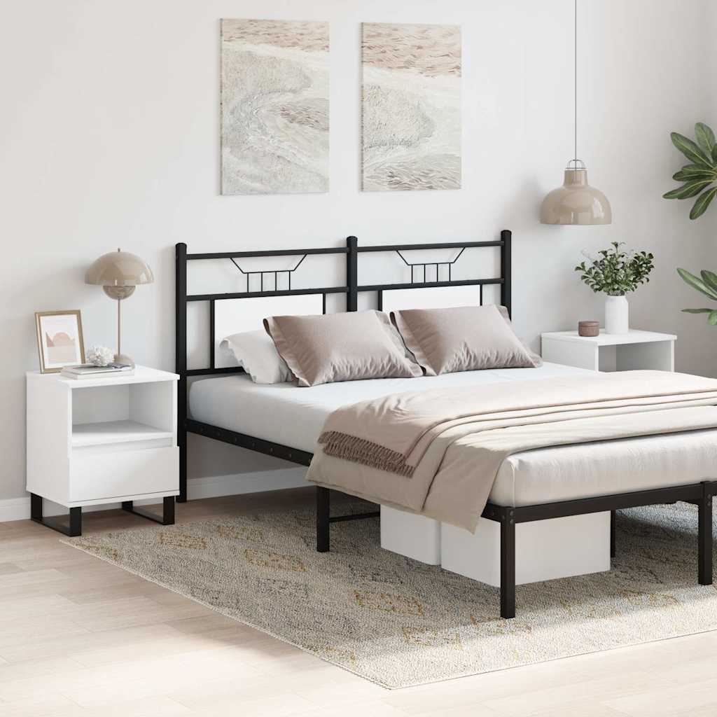 Nachtkastjes 2 st 40x35x50 cm bewerkt hout wit