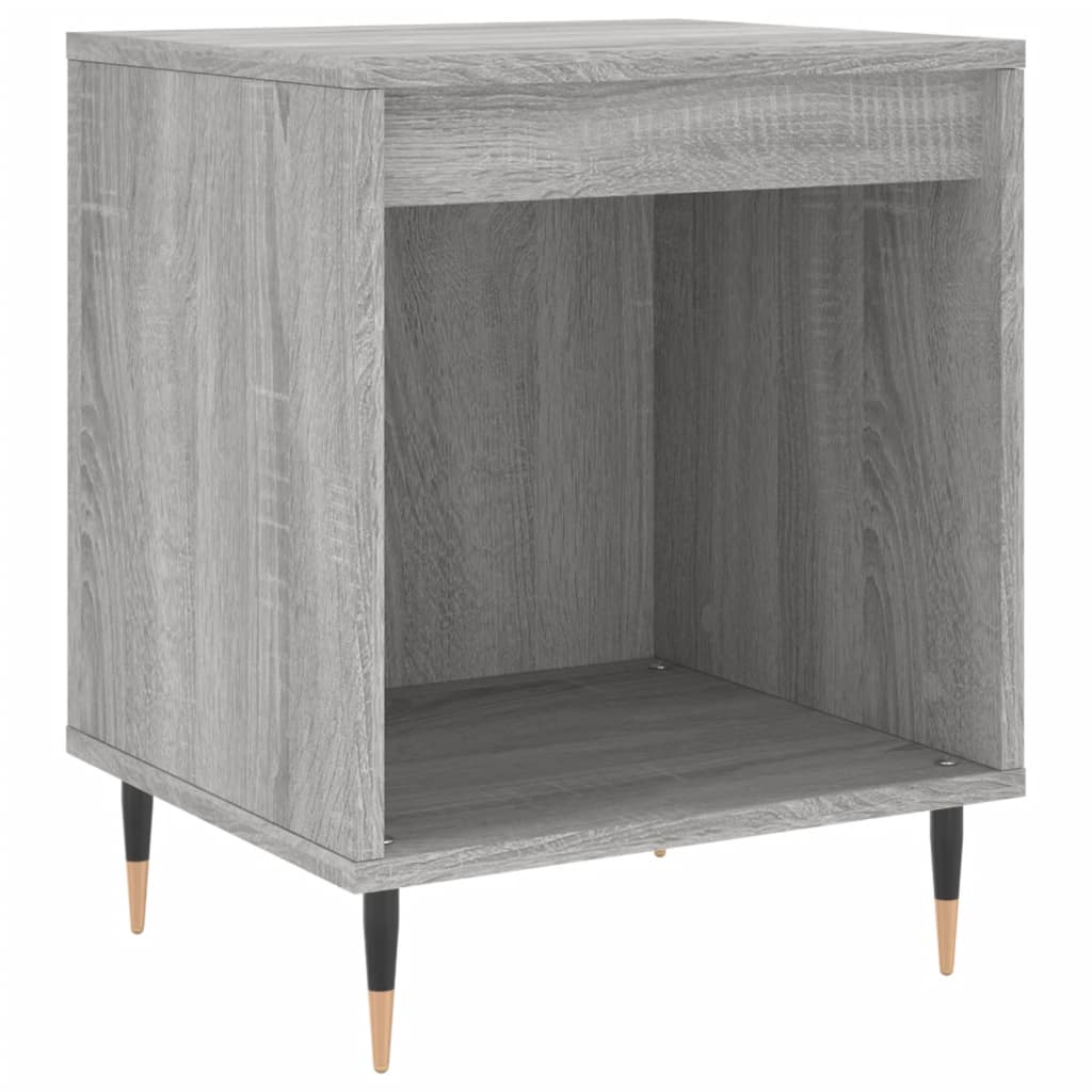Nachtkastjes 2 st 40x35x50 cm bewerkt hout grijs sonoma eiken is nu te koop bij PeponiXL, paradijselijk wonen!