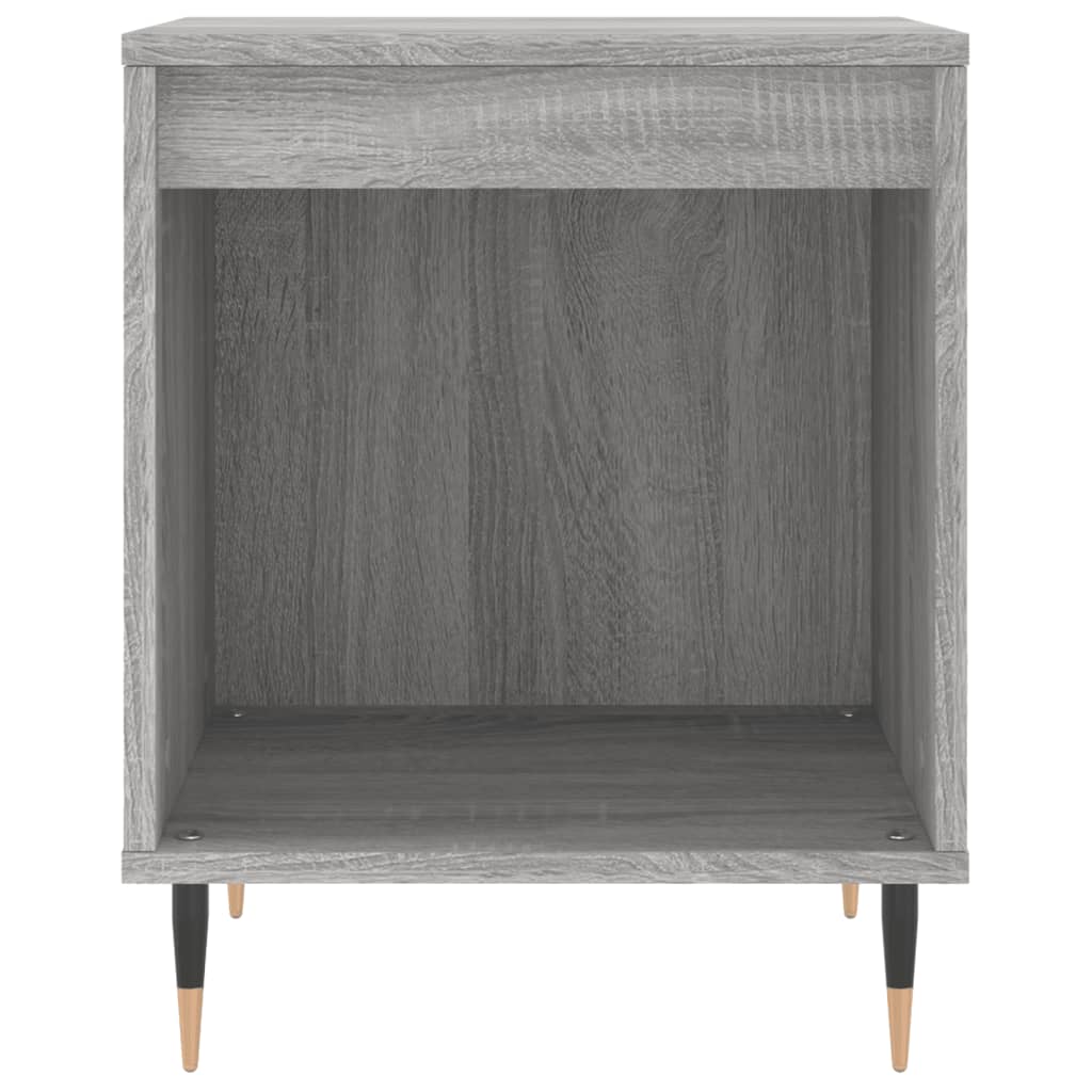 Nachtkastjes 2 st 40x35x50 cm bewerkt hout grijs sonoma eiken is nu te koop bij PeponiXL, paradijselijk wonen!
