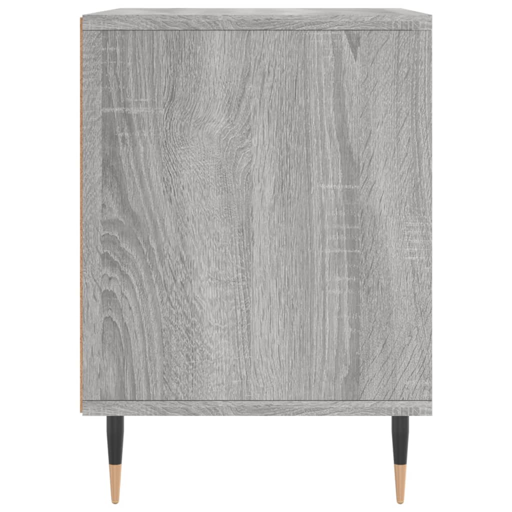 Nachtkastjes 2 st 40x35x50 cm bewerkt hout grijs sonoma eiken is nu te koop bij PeponiXL, paradijselijk wonen!