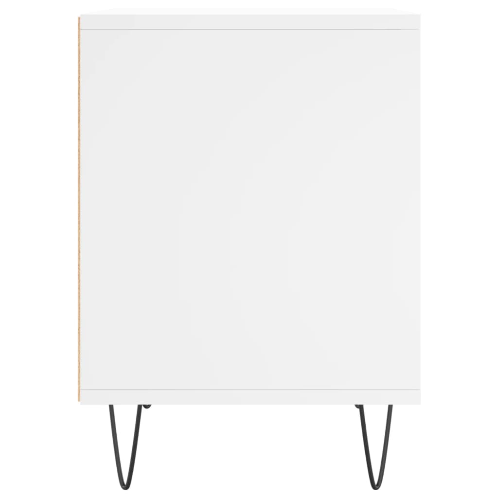 Nachtkastjes 2 st 40x35x50 cm bewerkt hout wit is nu te koop bij PeponiXL, paradijselijk wonen!