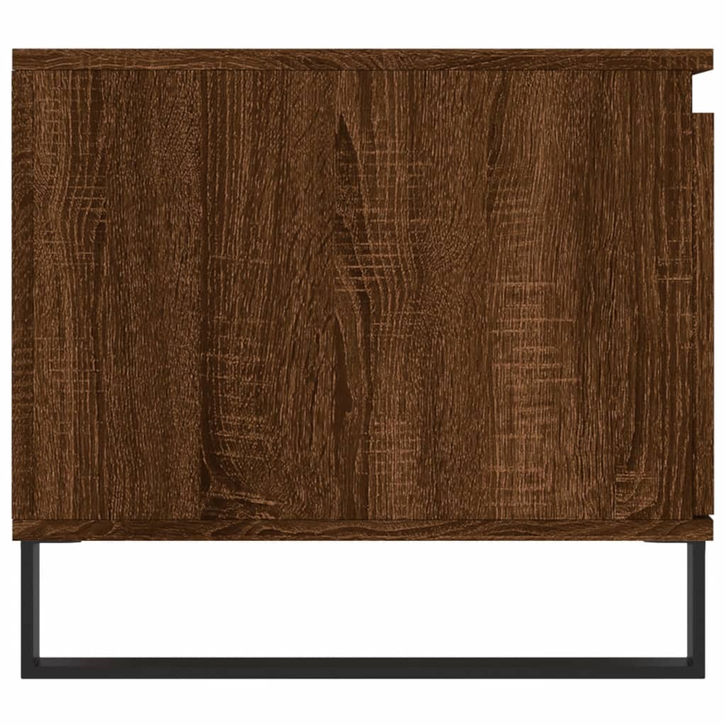 Salontafel 100x50x45 cm bewerkt hout bruineiken is nu te koop bij PeponiXL, paradijselijk wonen!