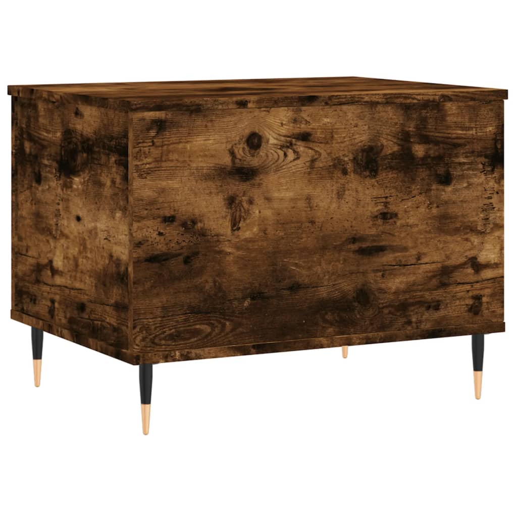 Salontafel 60x44,5x45 cm bewerkt hout gerookt eikenkleurig is nu te koop bij PeponiXL, paradijselijk wonen!