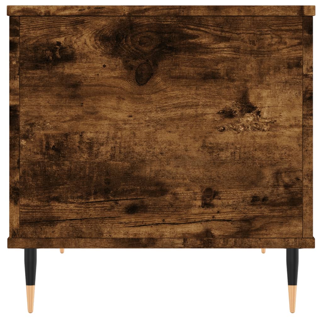 Salontafel 60x44,5x45 cm bewerkt hout gerookt eikenkleurig is nu te koop bij PeponiXL, paradijselijk wonen!