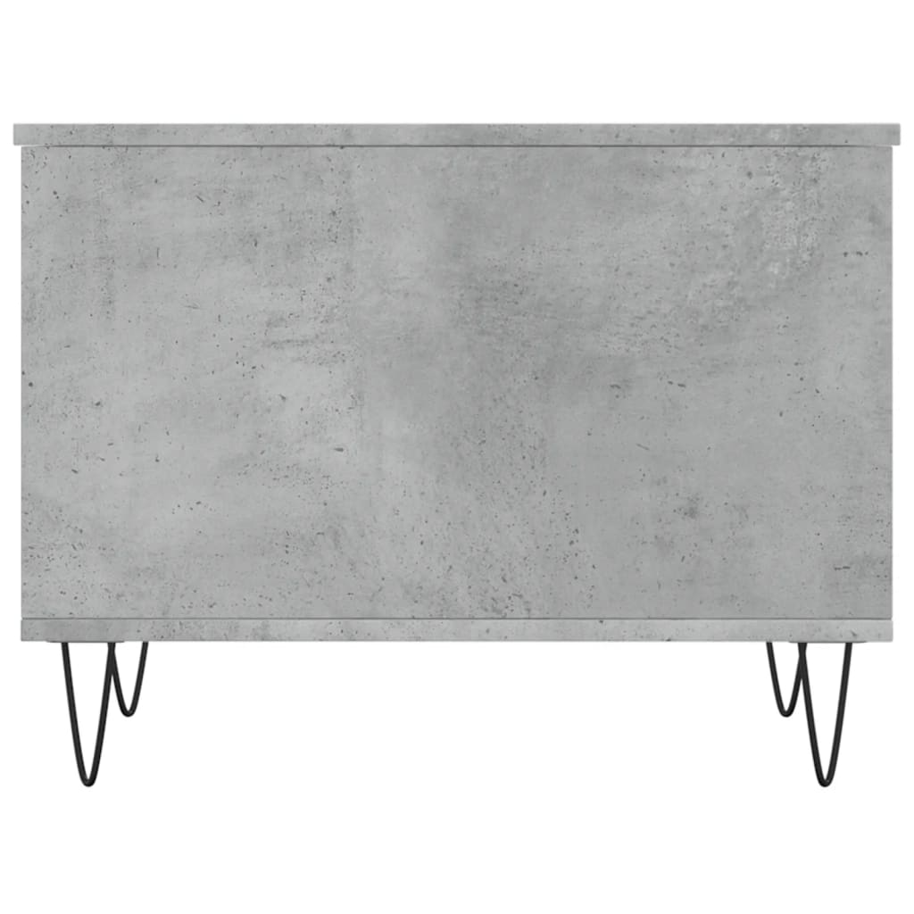 Salontafel 60x44,5x45 cm bewerkt hout betongrijs is nu te koop bij PeponiXL, paradijselijk wonen!