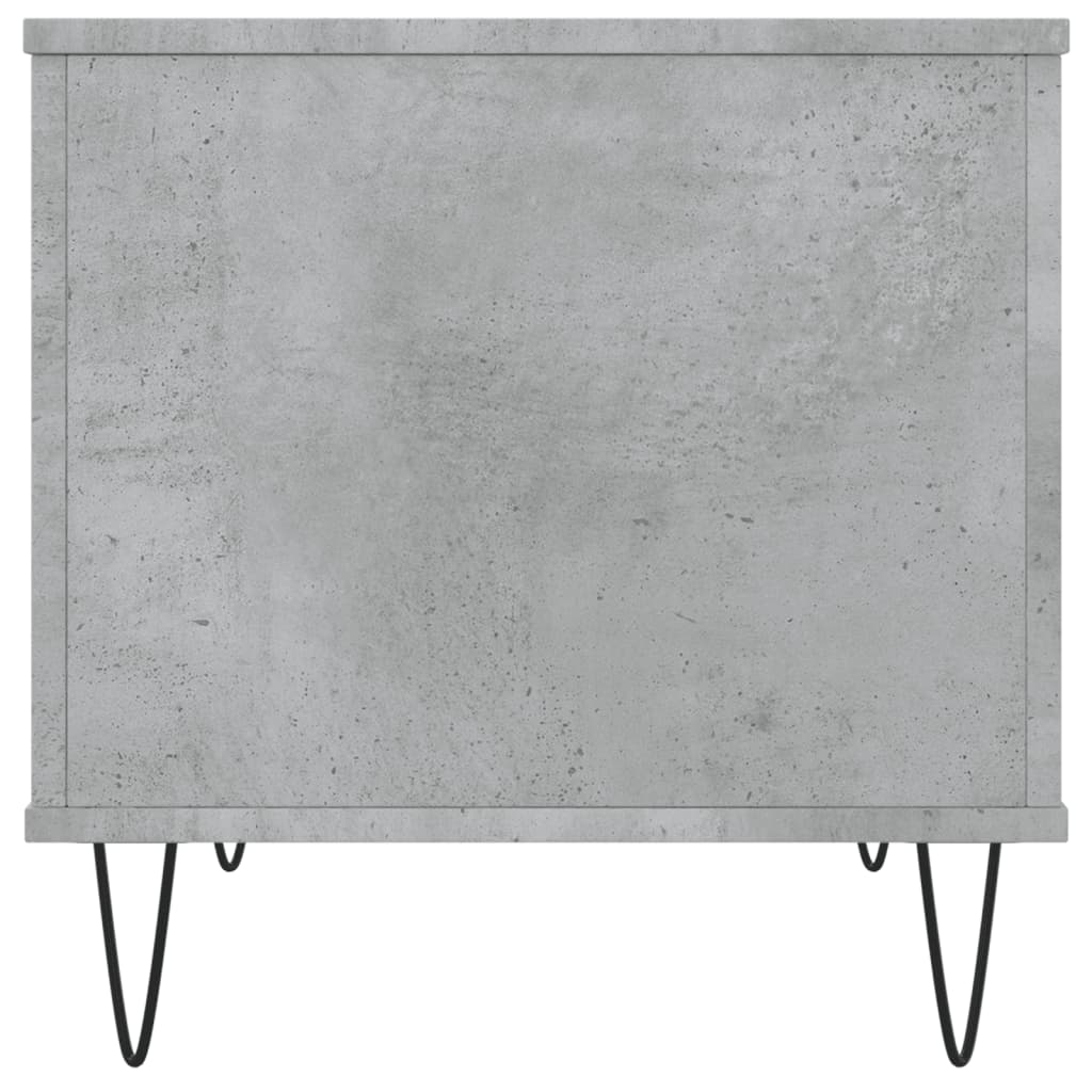 Salontafel 60x44,5x45 cm bewerkt hout betongrijs is nu te koop bij PeponiXL, paradijselijk wonen!